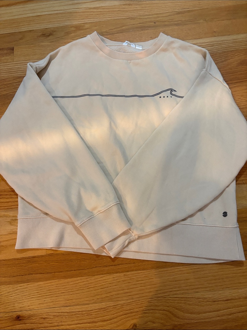 Roxy woMen's Crewneck Sweatshirt in Light Beige